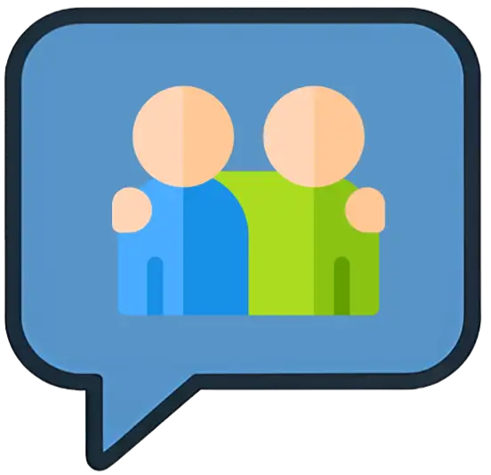 Icono de Chat de Amistad