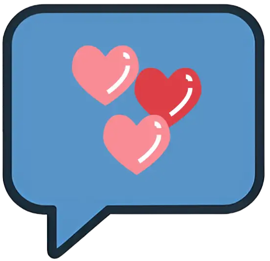 Icono de Chat de Amor