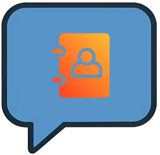 Icono de Chat para Hacer Contactos