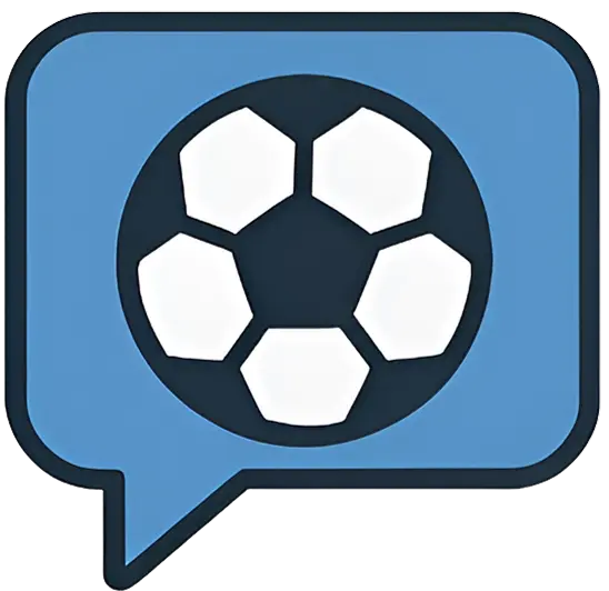 Icono de chat fútbol