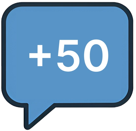 Icono de Chat de más de 50 años