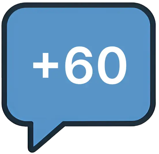 Icono de Chat de más de 60 años